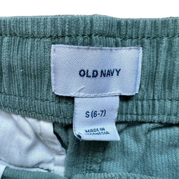 Lot of 2 Old Navy Kids Size Small 6-7 Drawstring Corduroy Shorts Tie Dye, Blue - Picture 9 of 10